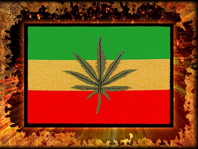 Patch Rasta Leaf