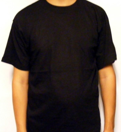 Tricou negru simplu