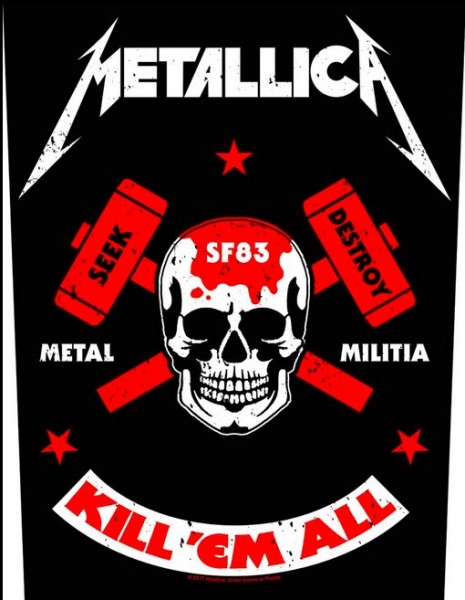Backpatch Metallica - Metal Militia