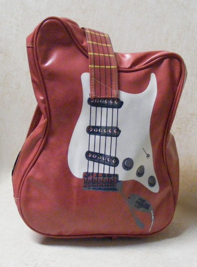 Geanta - Rucsac Chitara roz cu alb (JHN)