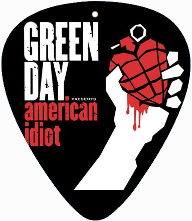 Medalion Pana de chitara Green Day American Idiot (SHK-1)