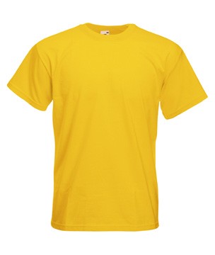 Tricou Galben Cottontex(lichidare stoc)