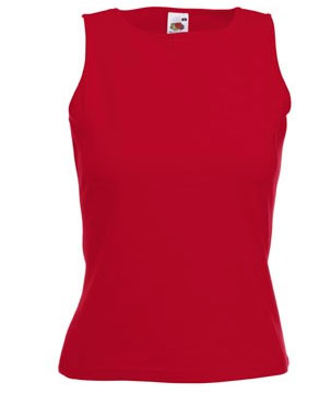 Maieu dama lady-fit sleeveless rosu