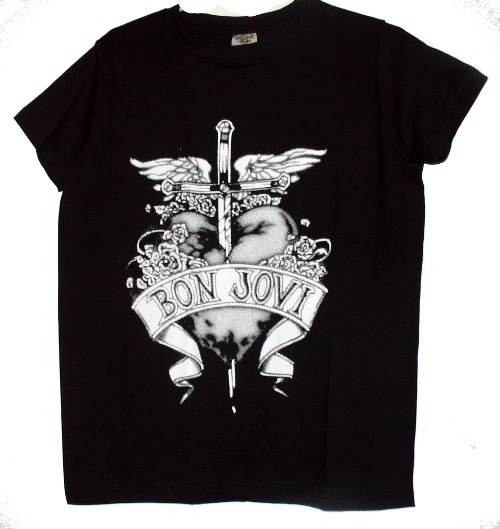 Tricou pentru copii Bon Jovi Heart