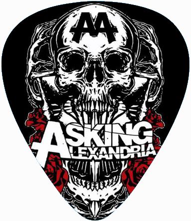 Medalion Pana de chitara Asking Alexandria Skull (SHK-1)
