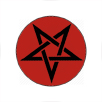 Insigna 2,5 cm Pentagram (I-SHK)