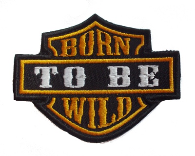 Patch Born To Be Wild (patch brodat) (P-SHK)