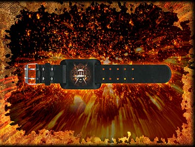 Bratara de piele PANTERA - SKULL KNIVES