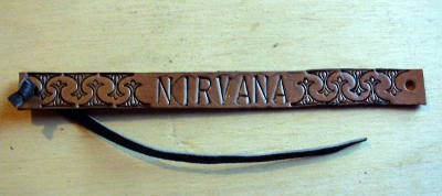 Bratara artizanat 2 cm embosata NIRVANA