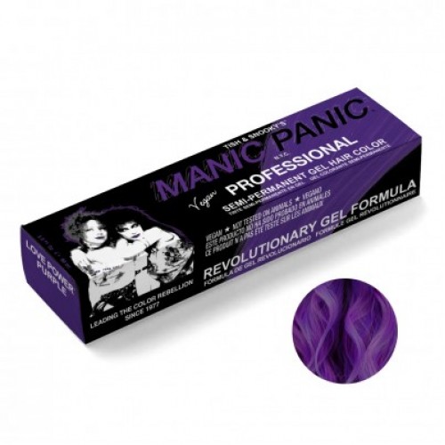 Vopsea semipermanenta mov Manic Panic Professional - LOVE POWER PURPLE