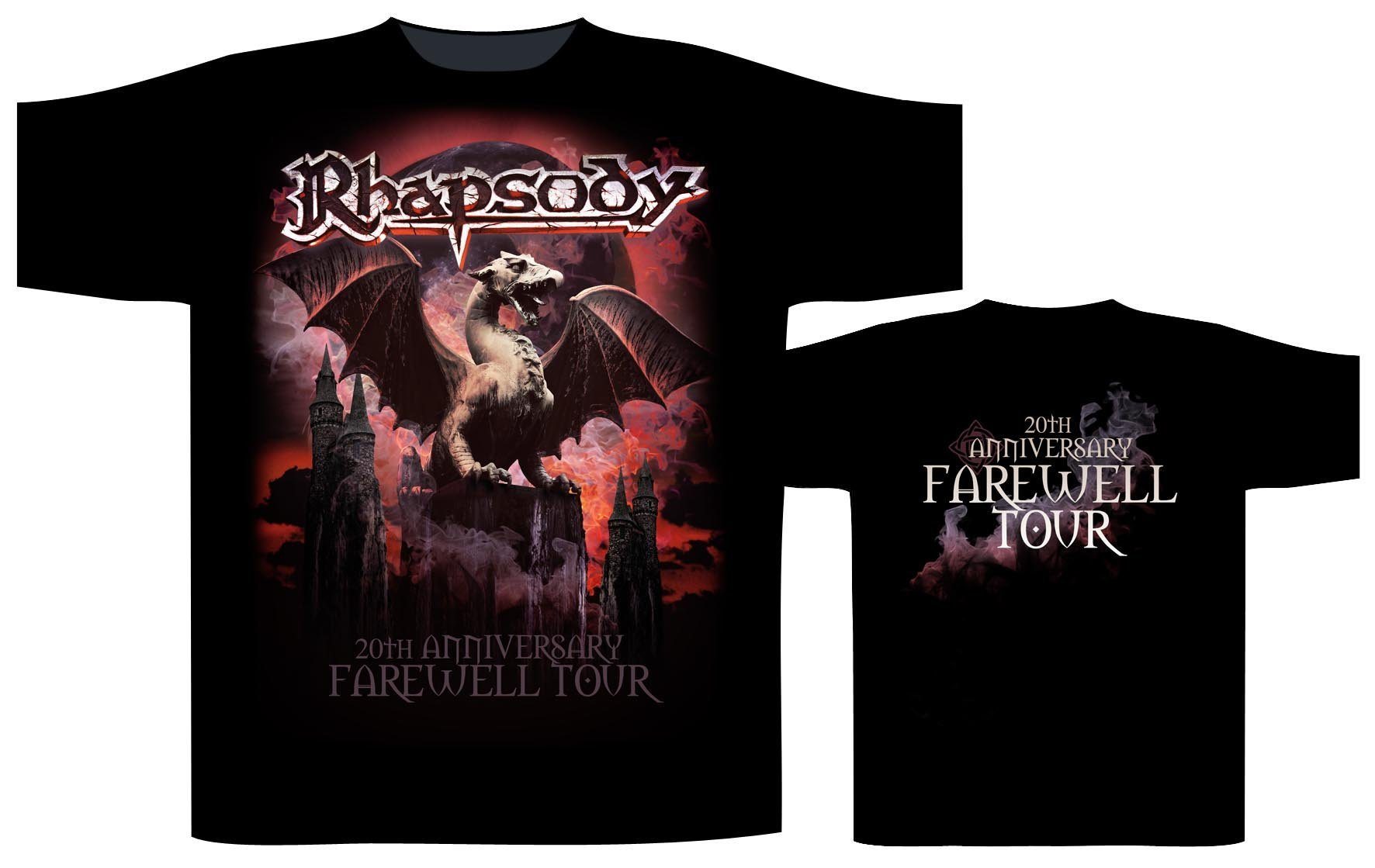 Tricou Rhapsody - 20th Anniversary (lichidare stoc)
