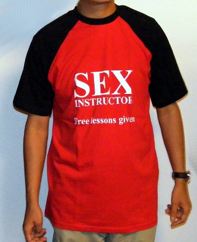 Tricou TBF rosu SEX INSTRUCTOR
