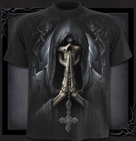 Tricou T043M101 - DEATH PRAYER (lichidare stoc)