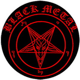 Insigna 2,5 cm BLACK METAL (HBG)