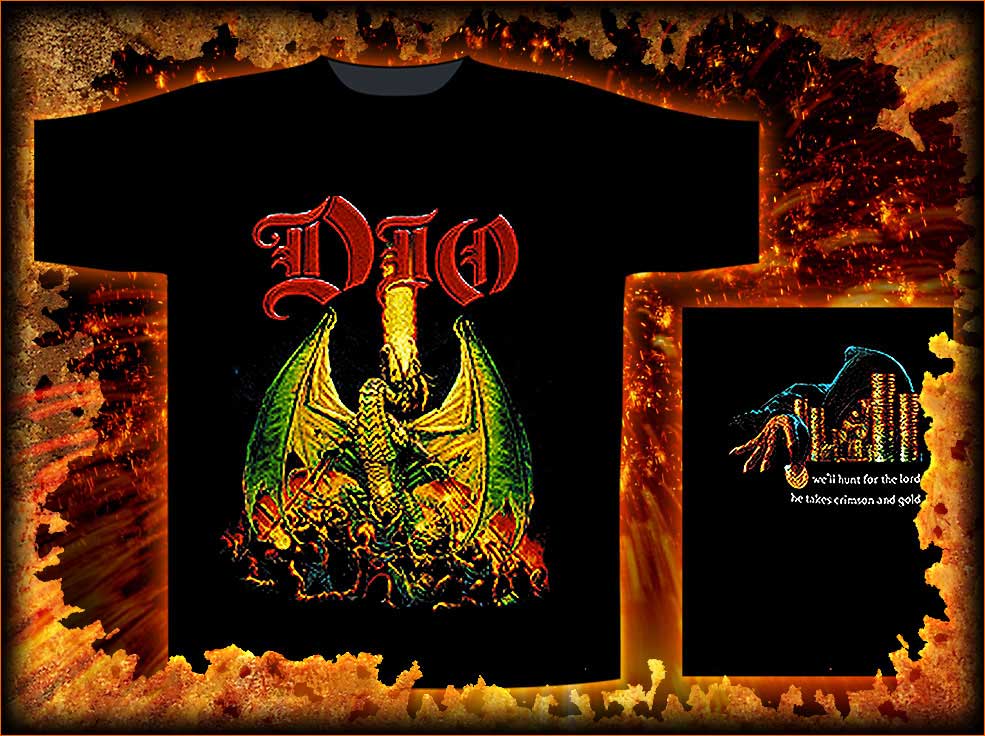 Tricou DIO - Killing The Dragon (lichidare stoc)
