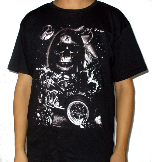 Tricou Craniu indian si motor TR/JV/T