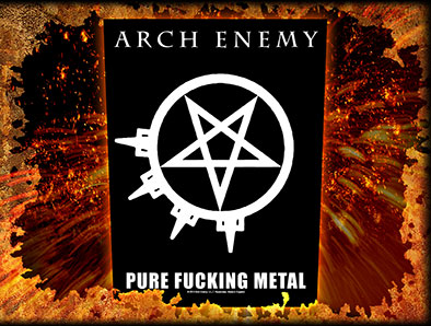Backpatch Arch Enemy - Pure Fucking Metal