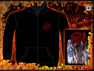 Hanorac cu fermoar DEATH - HUMAN