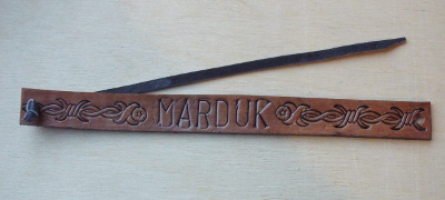 Bratara artizanat 2 cm embosata MARDUK