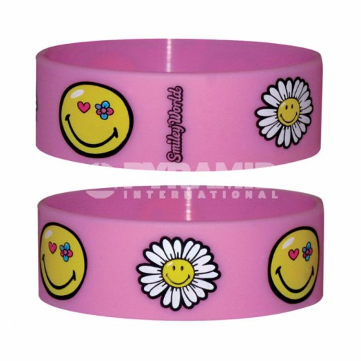 Bratara de cauciuc SMILEY (Flowers)