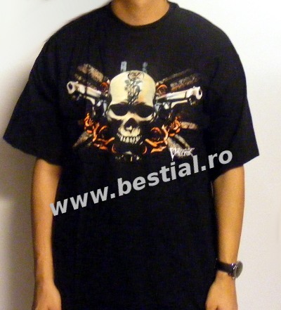 Tricou BULLET FOR MY VALENTINE SKULL TR/POL/006