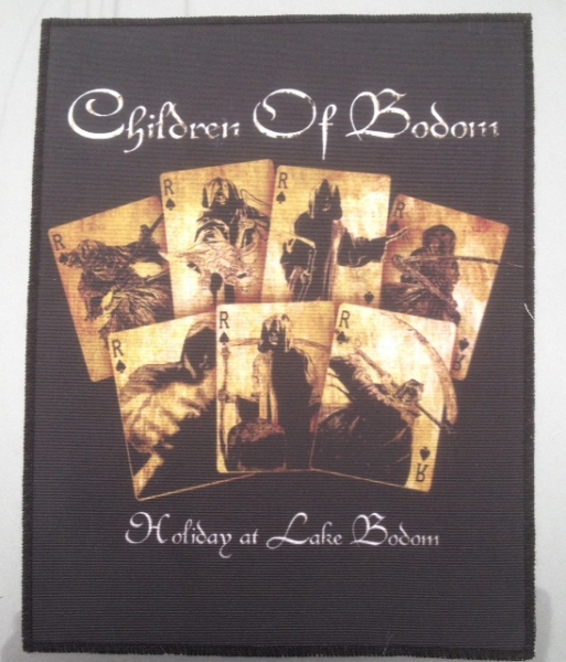 Backpatch CHILDREN OF BODOM Holiday at Lake Bodom (Flaming Ind)