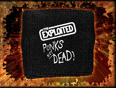 Manseta brodata The Exploited Punks not dead