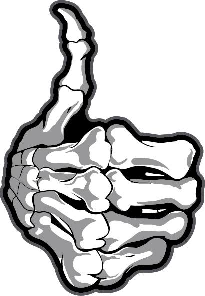 Patch All Right Devil Bone (patch brodat)(P-SHK)