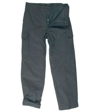 Pantaloni moleskin negri cu captuseala Art.-No. 11321002