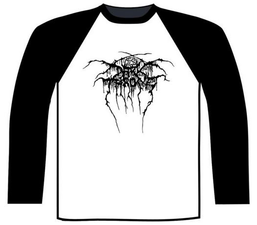 Longsleeve DARKTHRONE - Logo Baseball Shirt (lichidare stoc)