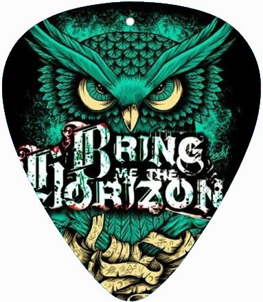 Medalion Pana de chitara BRING ME THE HORIZON Owl Color (SHK-1)