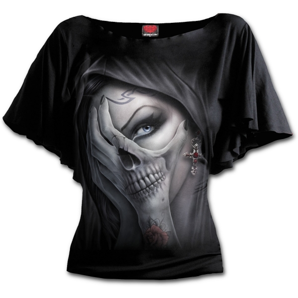 Top dama cu maneci clos M022F719 - DEAD HAND