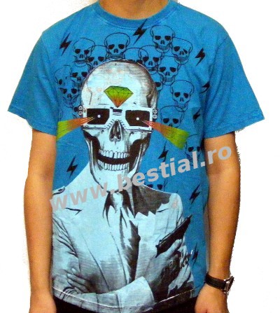 Tricou albastru SHIROI NEKO (EXL)