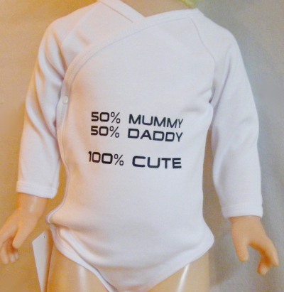 Body alb 50% Mummy 50% Daddy