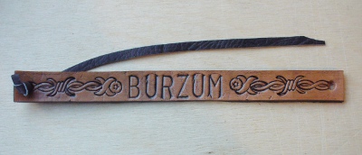 Bratara artizanat 2 cm embosata Burzum
