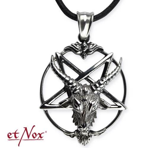SK4053 Pandantiv de inox Baphomet round