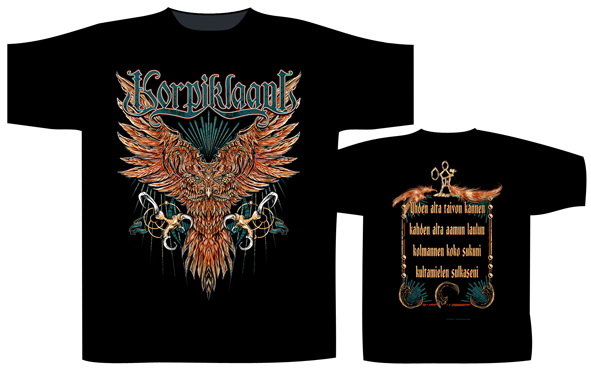 Tricou KORPIKLAANI - Owl (lichidare stoc)