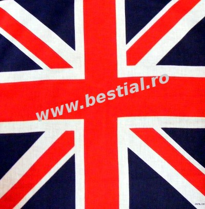 Bandana Union Jack albastru inchis