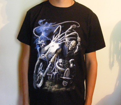 Tricou MOARTEA PE MOTOCICLETA TR/JV/T