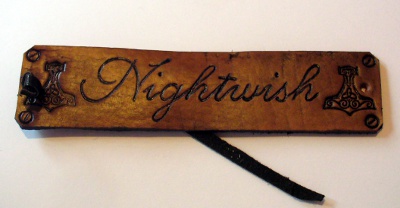 Bratara artizanat embosata Nightwish