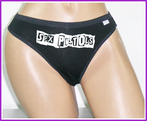 Chiloti negri SEX PISTOLS
