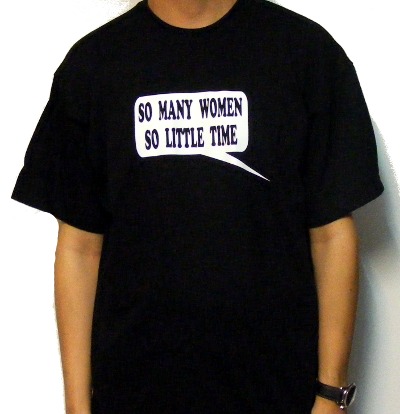 Tricou negru SO MANY WOMEN SO LITTLE TIME