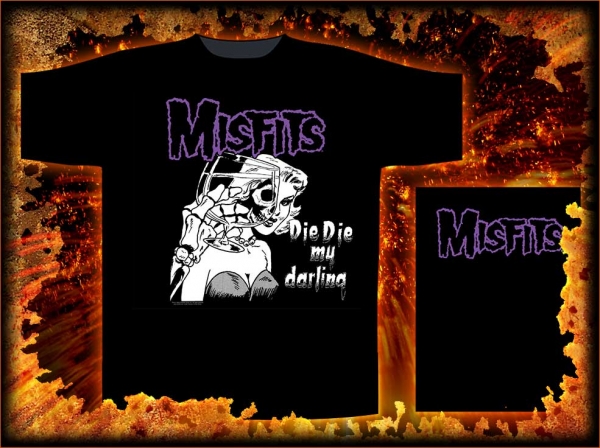 Tricou MISFITS - Die Die My Darling