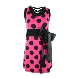 Rochie Spot Dress Black-pink (Poizen Industries)