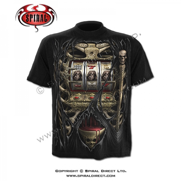 Tricou T071M101 - JACKPOT DEATH (lichidare stoc)