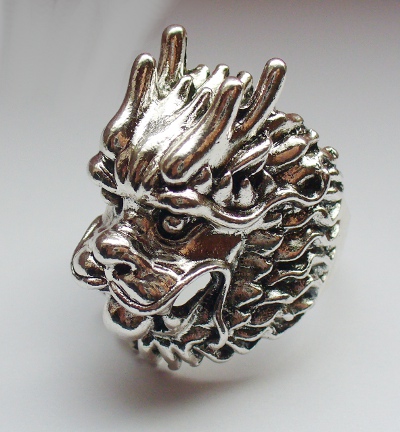 Inel Biker Ring Dragon