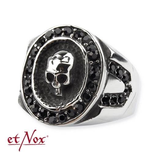 SR1181 Inel de inox Crystal Skull