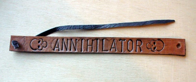 Bratara artizanat 2 cm embosata Annihilator