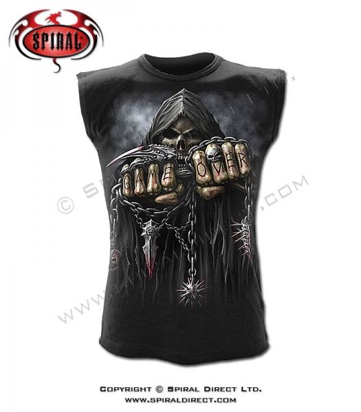 Tricou fara maneci T026M001- GAME OVER