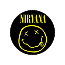 Insigna 2,5 cm NIRVANA Smiley (I-SHK)